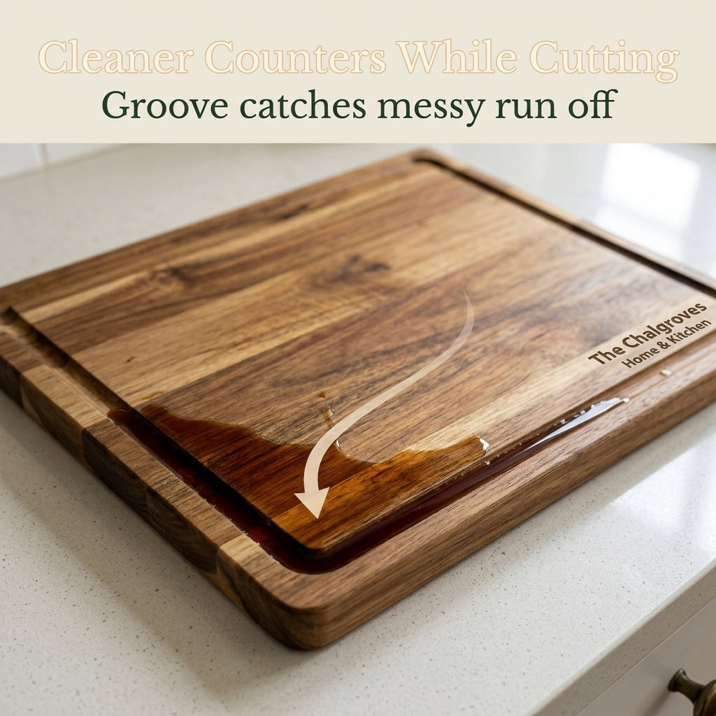The Chalgroves 3-Piece Acacia Wood Cutting Board Set